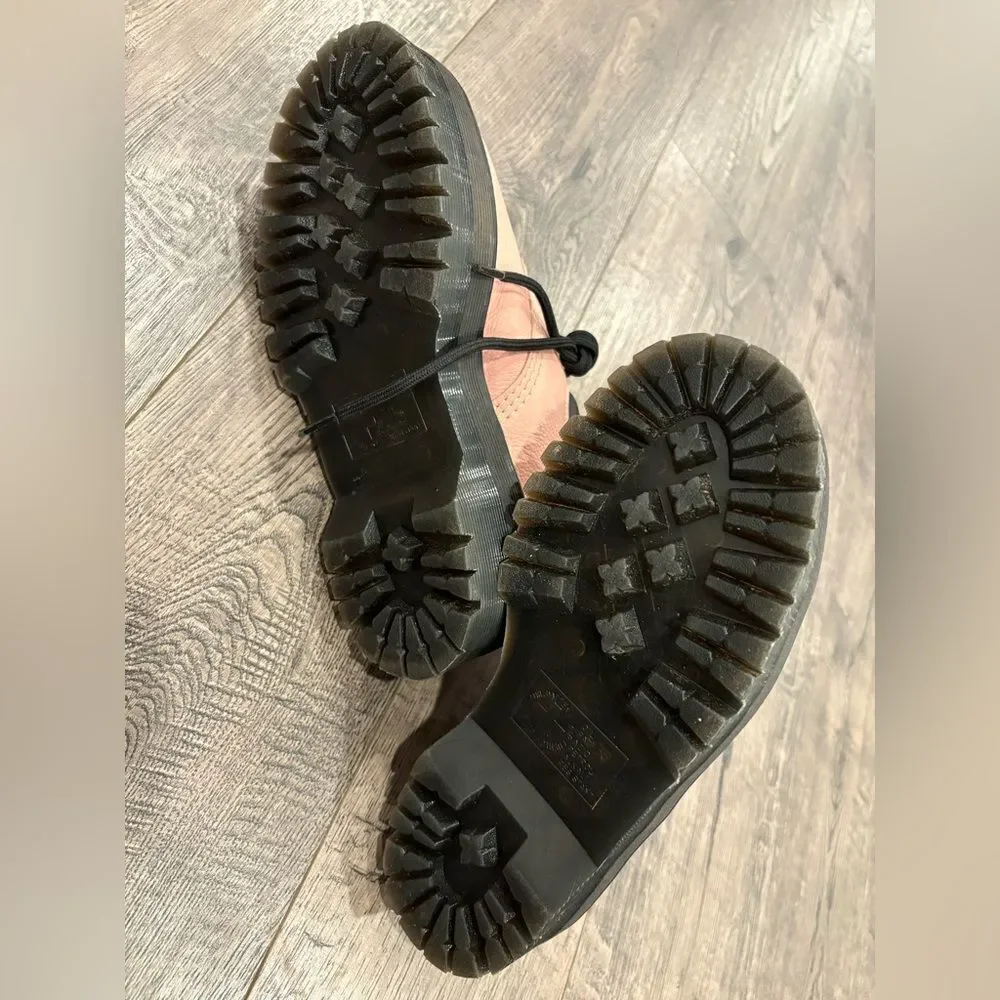 Doc Martens Pisa Leather Platform Shoes Quad Womens